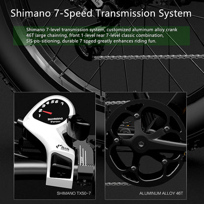 MG740 Plus 26 Inch Dual Motor Electric Bike, 48V 20Ah Battery,Front & Rear Hydraulic Brakes,Hydraulic Suspension Front Fork