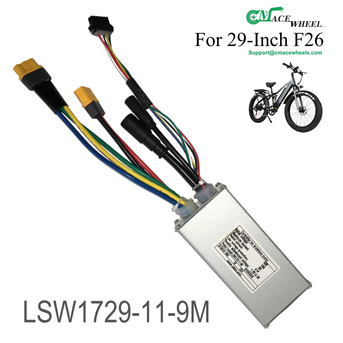 Official CMACEWHEEL F26/TP26 E-Bike Controller LSW1729-11-9M