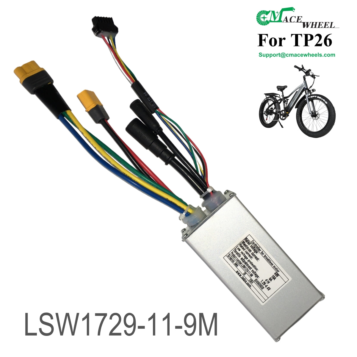Official CMACEWHEEL F26/TP26 E-Bike Controller LSW1729-11-9M
