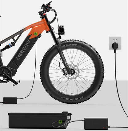 Lankeleisi RV800 PLUS 48V 15Ah Bicicleta eléctrica de moda Sistema de transmisión de 7 velocidades de 26 pulgadas Hasta 52 Km / h Freno de disco hidráulico delantero y trasero