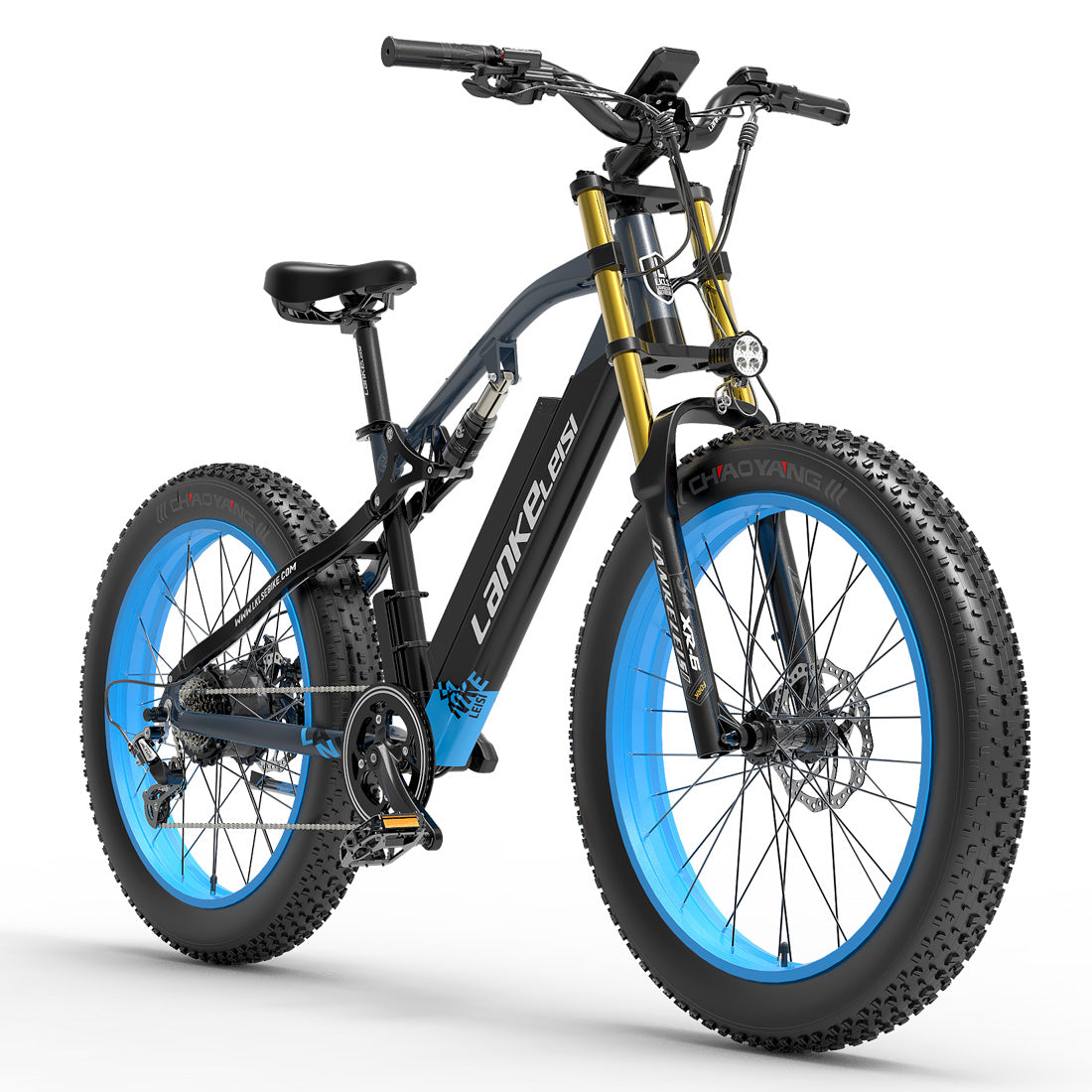 RV700 1000W 48V 16Ah Kraftfull elektrisk cykel 26 Inch Beach Bike Mountain Bike Upgraded Oil Spring Downhill Fork Dual Suspension