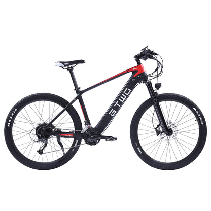 27.5-дюймовый электрический углеродный виток, adpopt 350W / 500W Motor, Air Shock Absorber Front Fork, 27 Speed Mountain велосипед